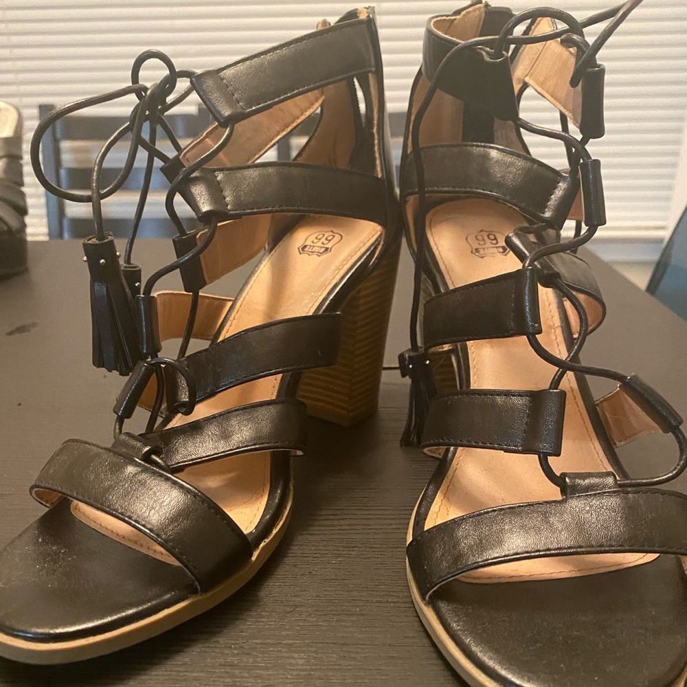 Route 66 Black Heels